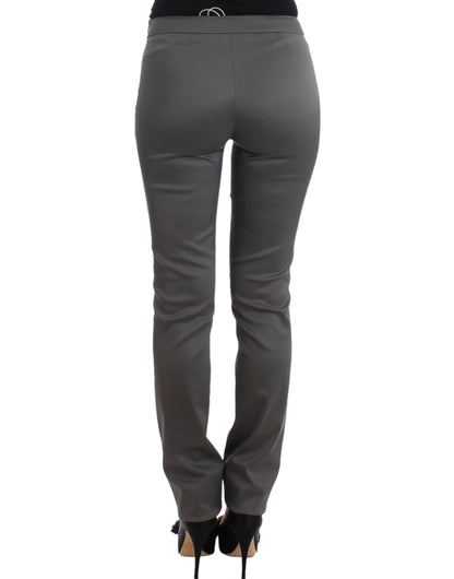 Pantalon slim gris de John Galliano