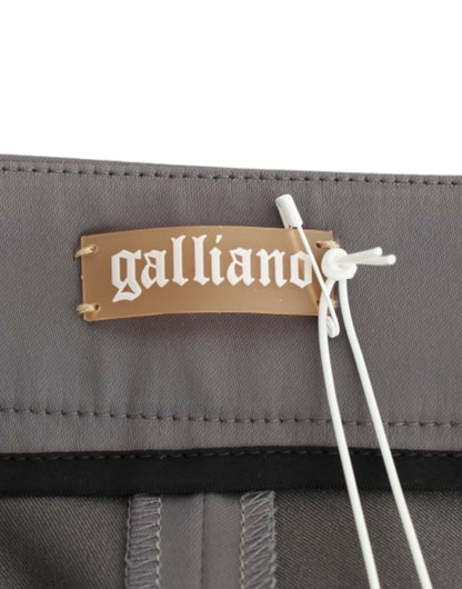 Pantalon slim gris de John Galliano