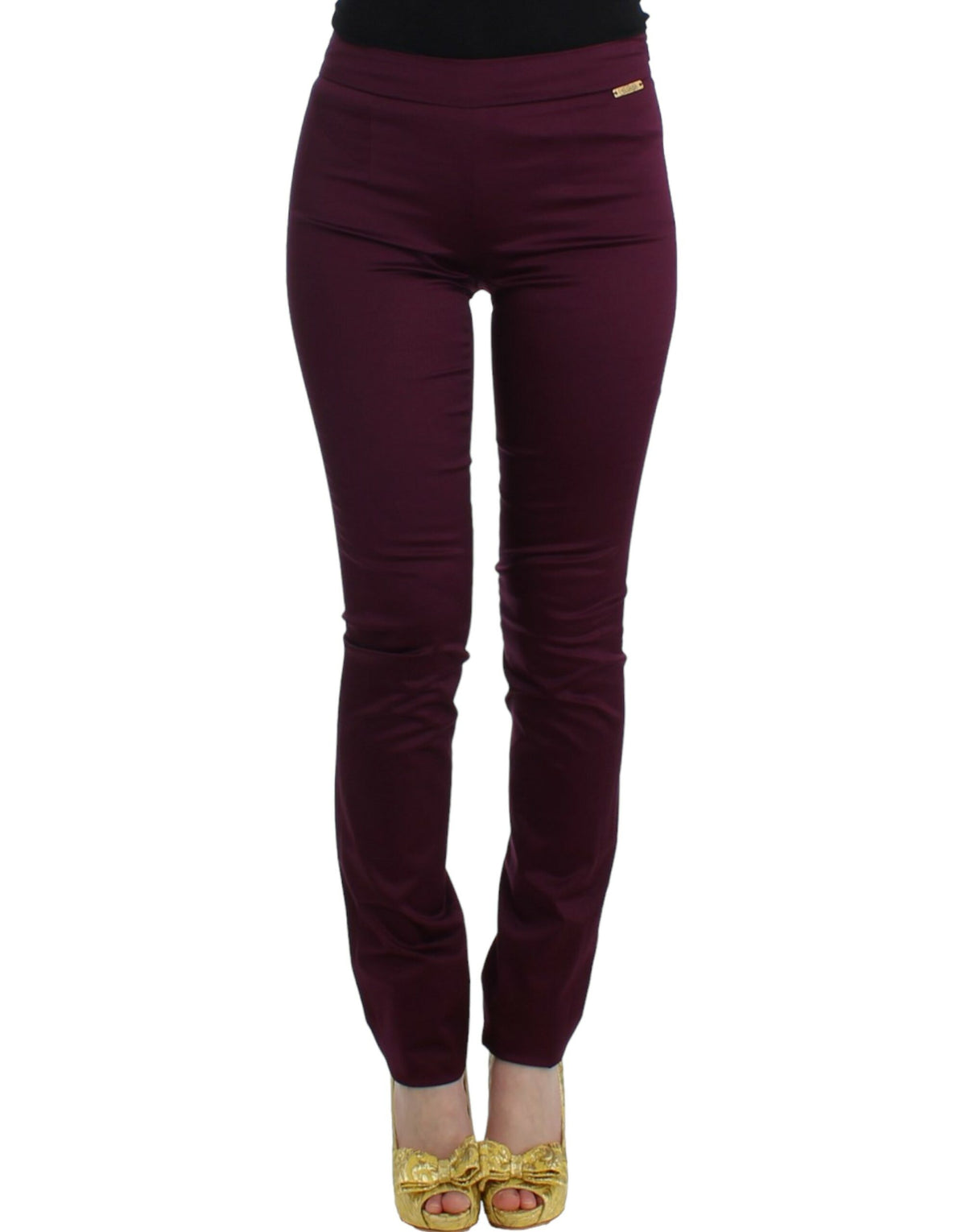Pantalon slim violet de John Galliano