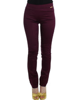 Pantalon slim violet de John Galliano