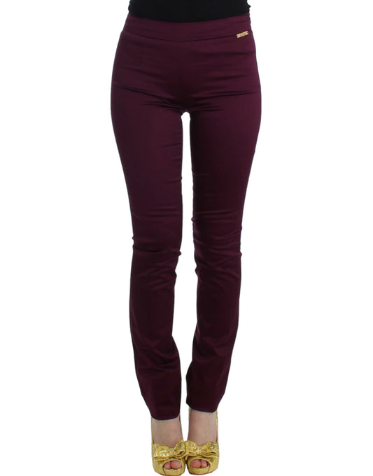 Pantalon slim violet de John Galliano