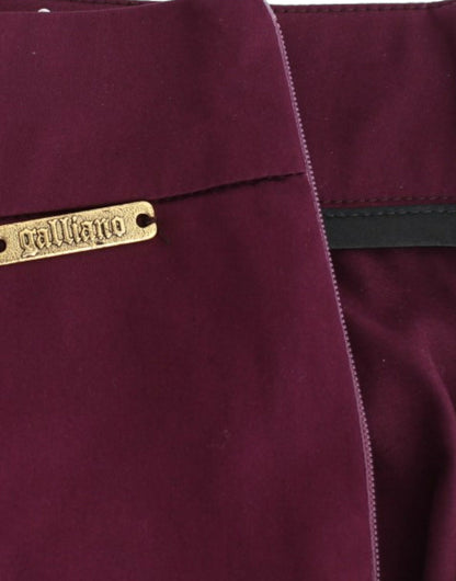Pantalon slim violet de John Galliano