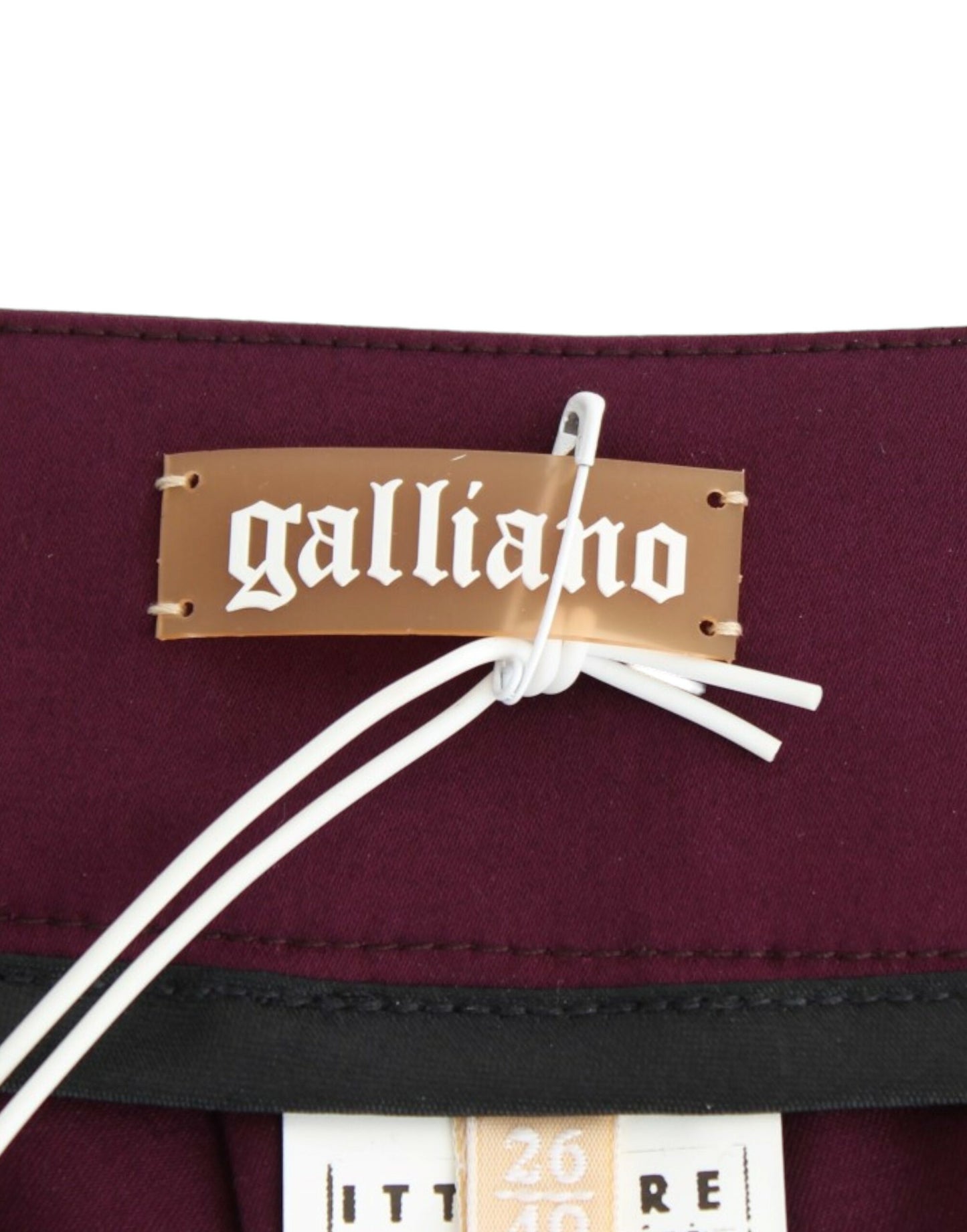 Pantalon slim violet de John Galliano