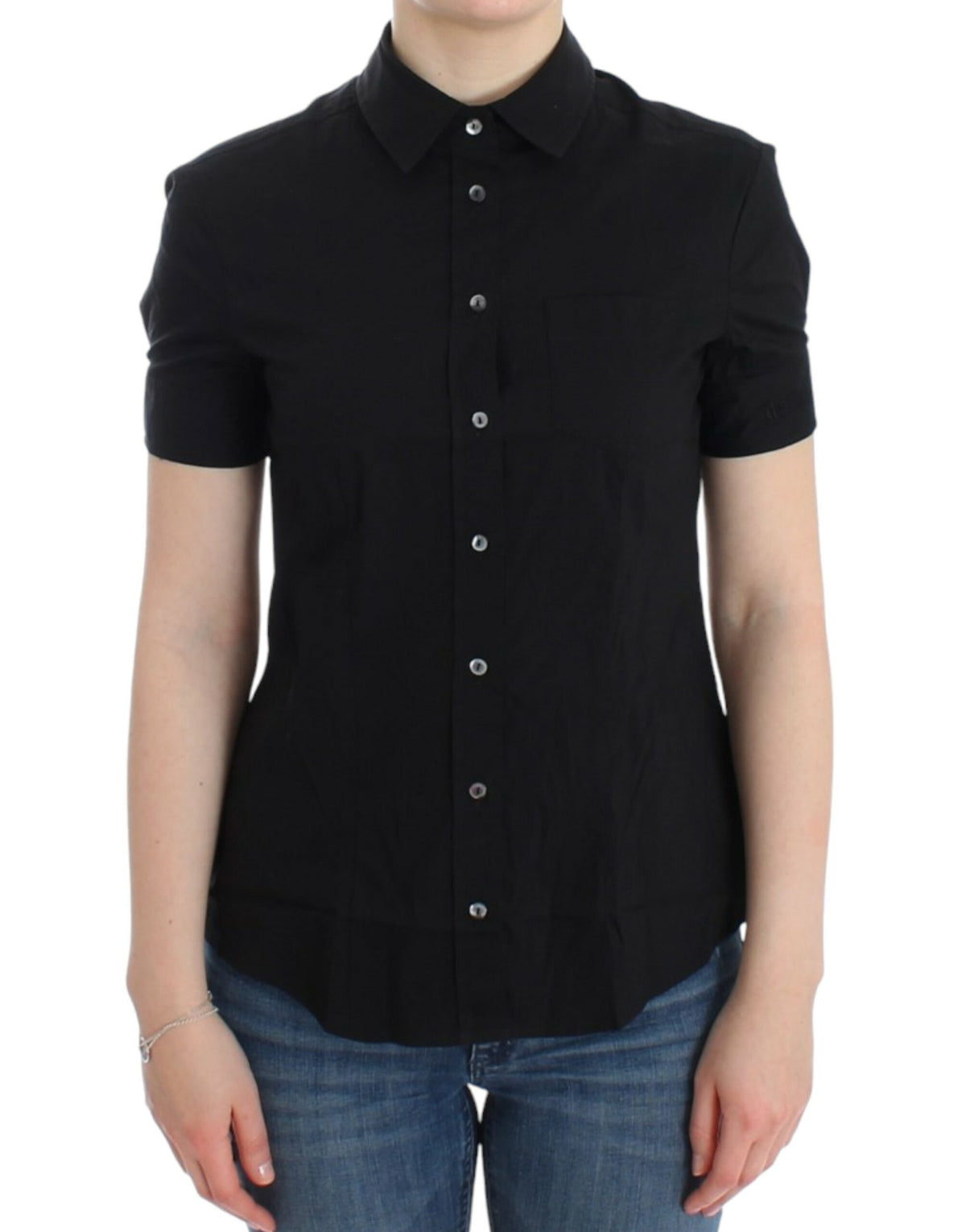 Haut en coton noir de John Galliano