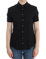 Haut en coton noir de John Galliano