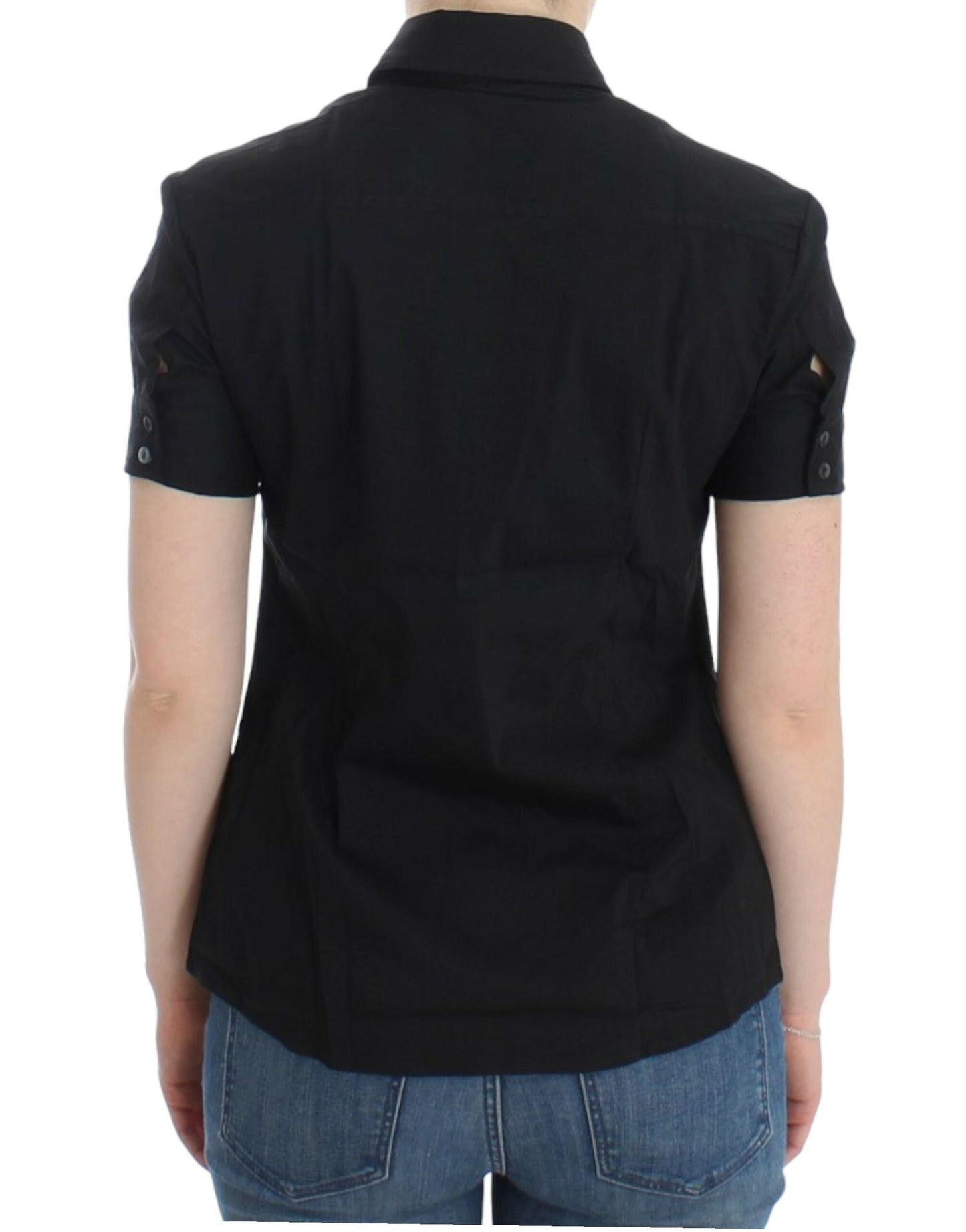 Haut en coton noir de John Galliano