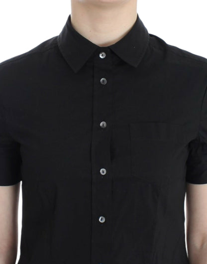 Haut en coton noir de John Galliano