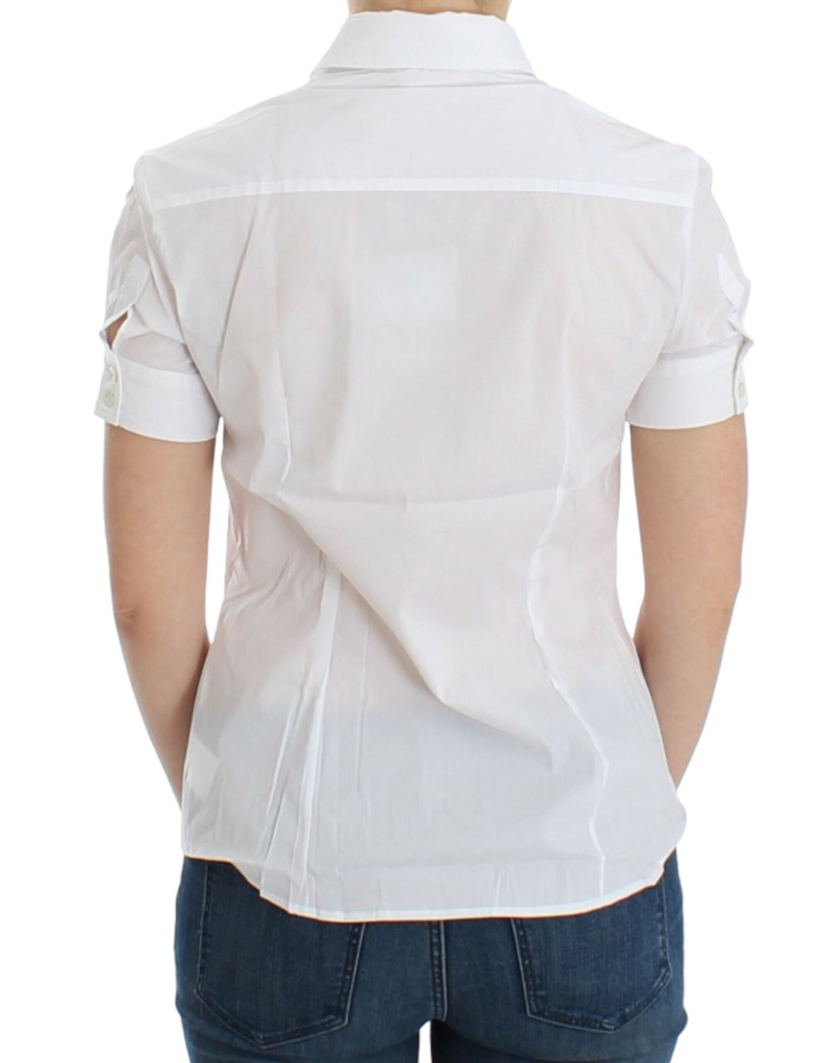 Haut chemise en coton blanc de John Galliano