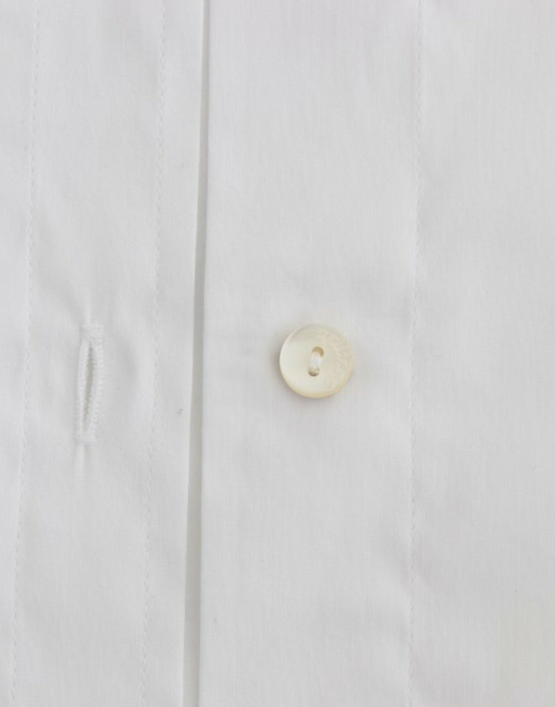 John Galliano White Cotton Shirt Top