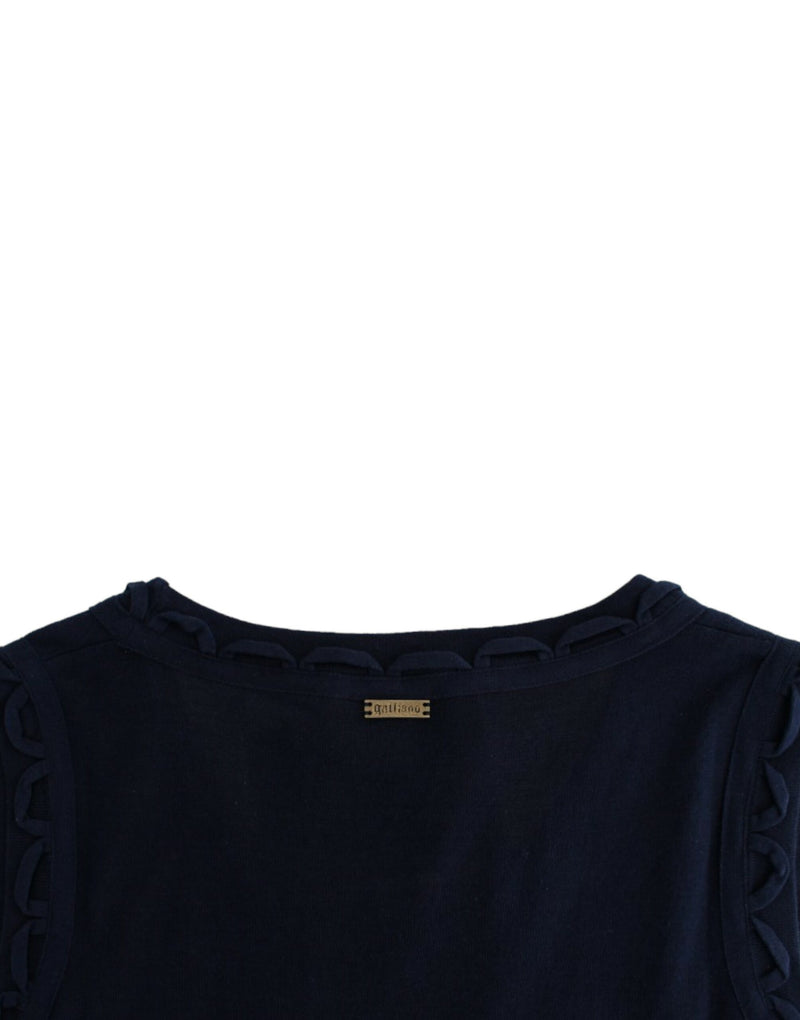 John Galliano Blue cotton jersey dress
