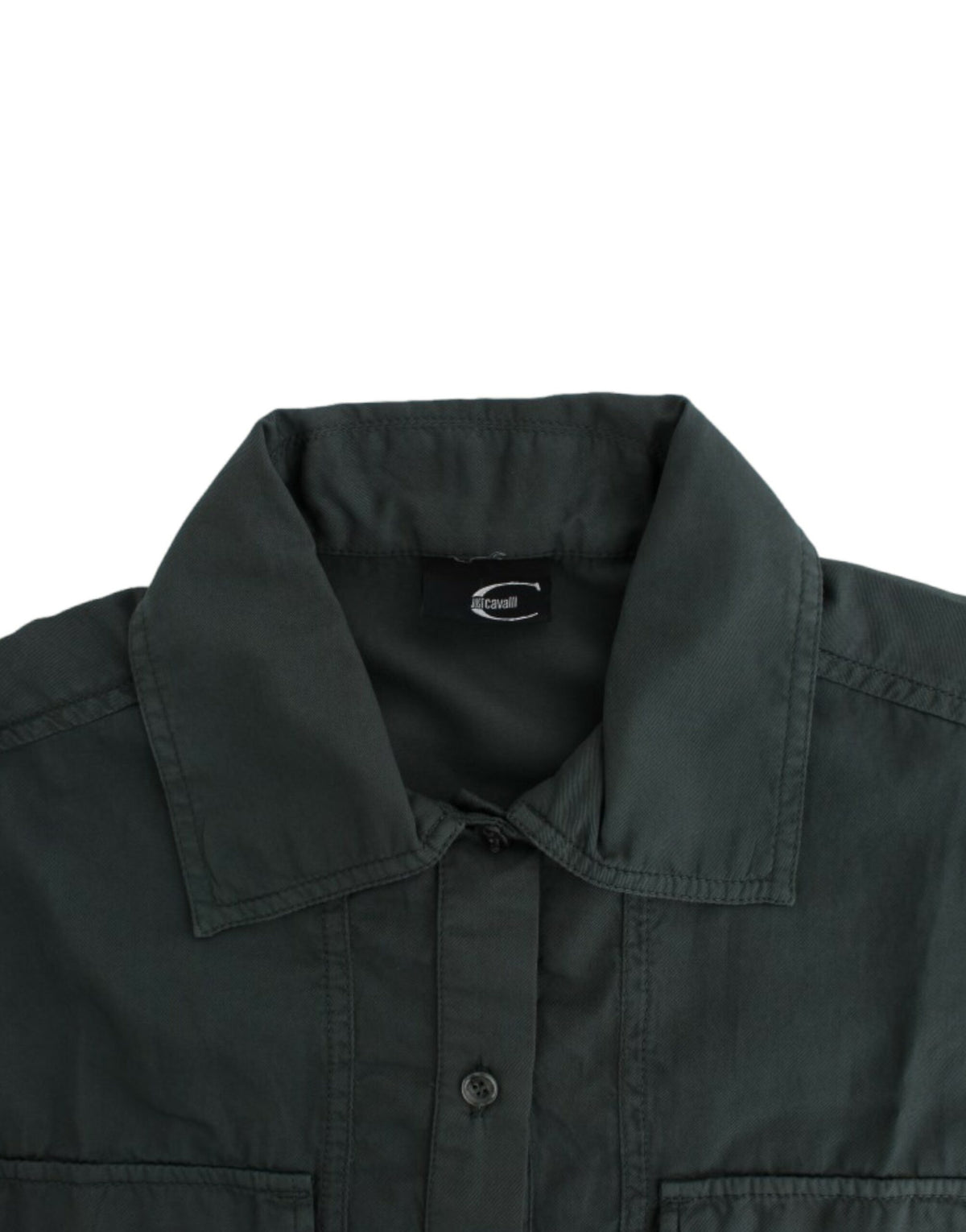 Chemise à boutons grise de Cavalli