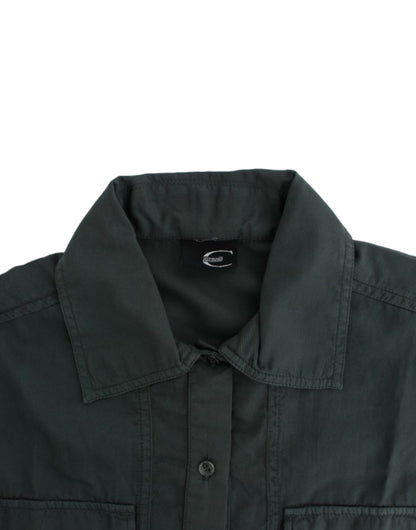 Chemise à boutons grise de Cavalli