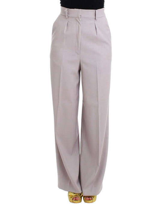 Pantalon taille haute gris de Cavalli