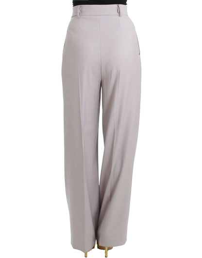 Pantalon taille haute gris de Cavalli