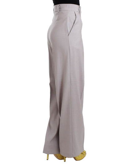 Pantalon taille haute gris de Cavalli