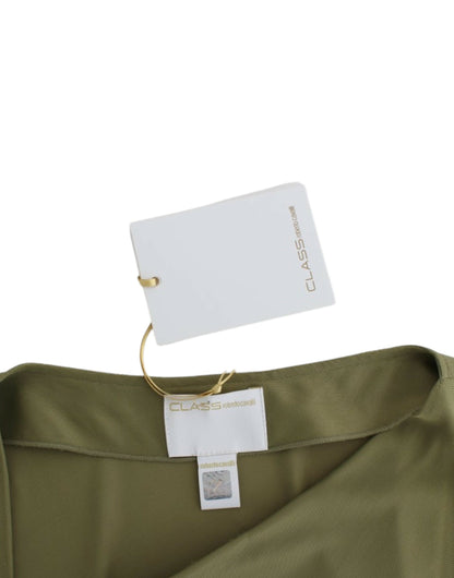 Blouse verte Cavalli