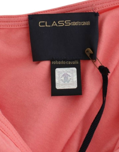 Débardeur en coton rose de Cavalli