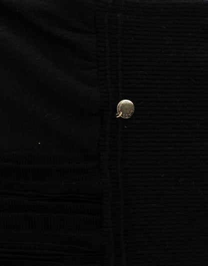 Pull noir à manches courtes de Cavalli