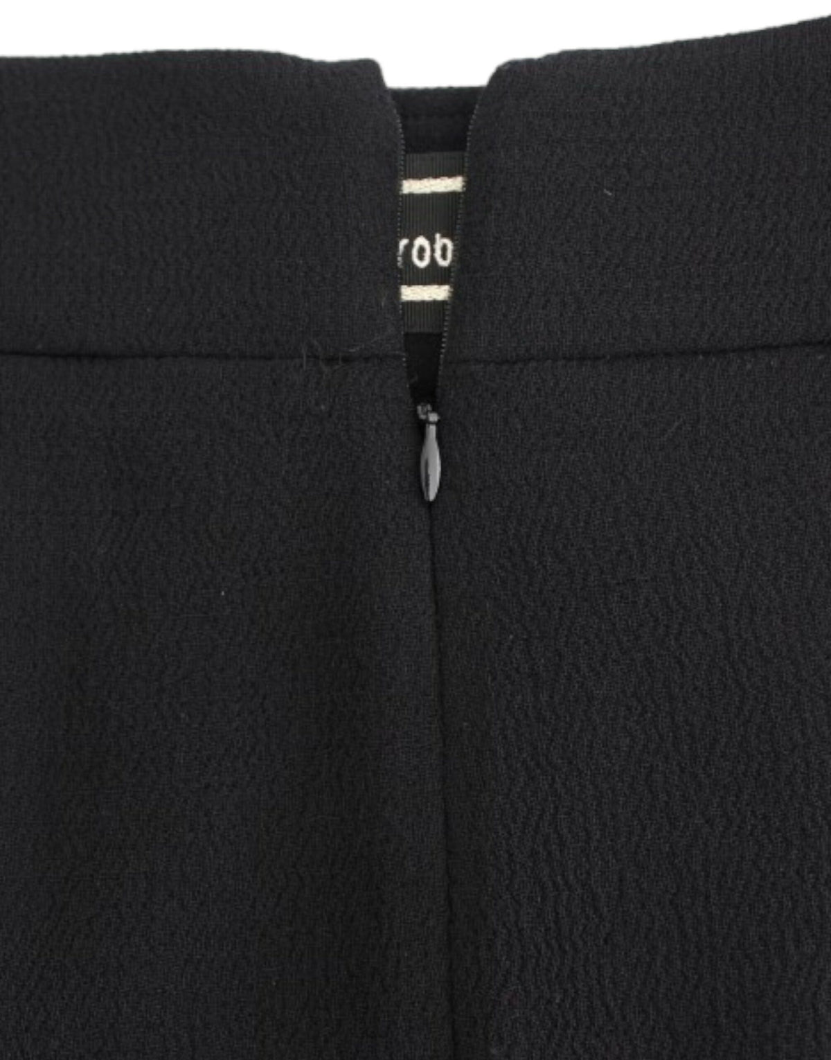 Jupe crayon en laine noire de Cavalli