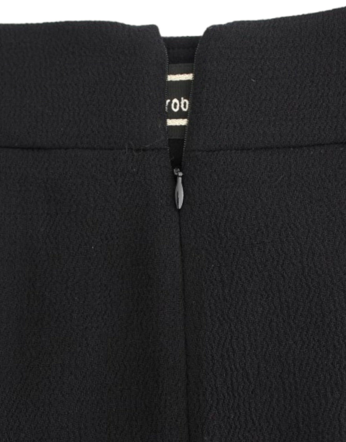Jupe crayon en laine noire de Cavalli