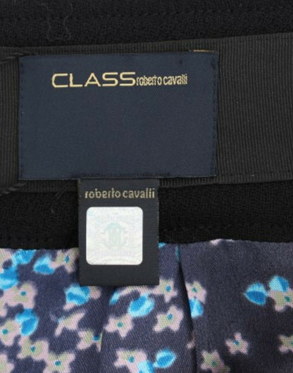 Jupe crayon en laine noire de Cavalli