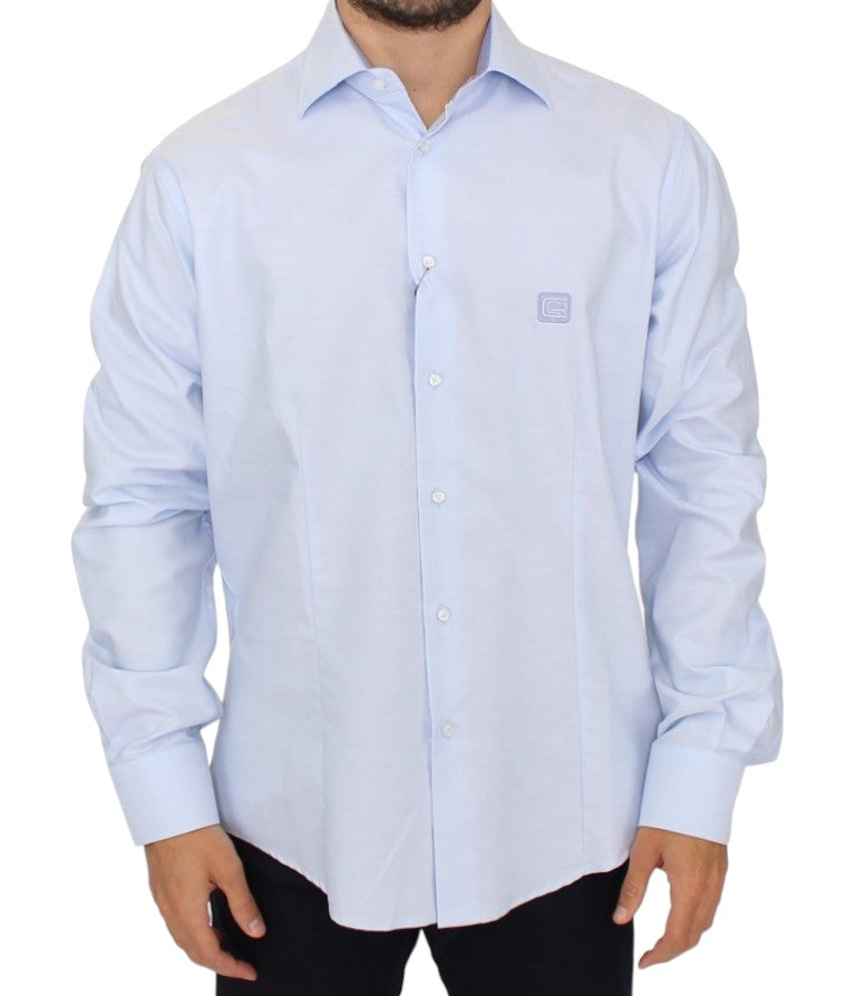 Chemise en coton bleu clair de Cavalli