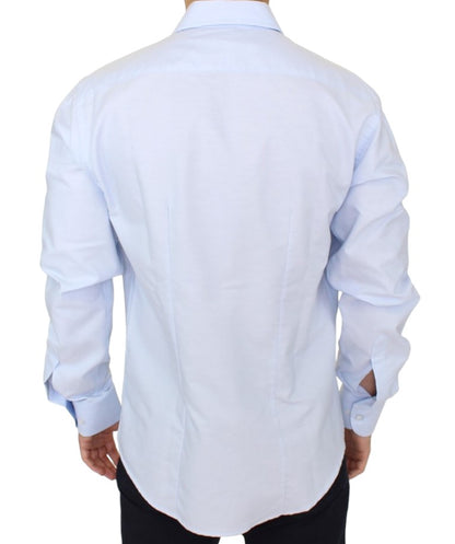 Chemise en coton bleu clair de Cavalli