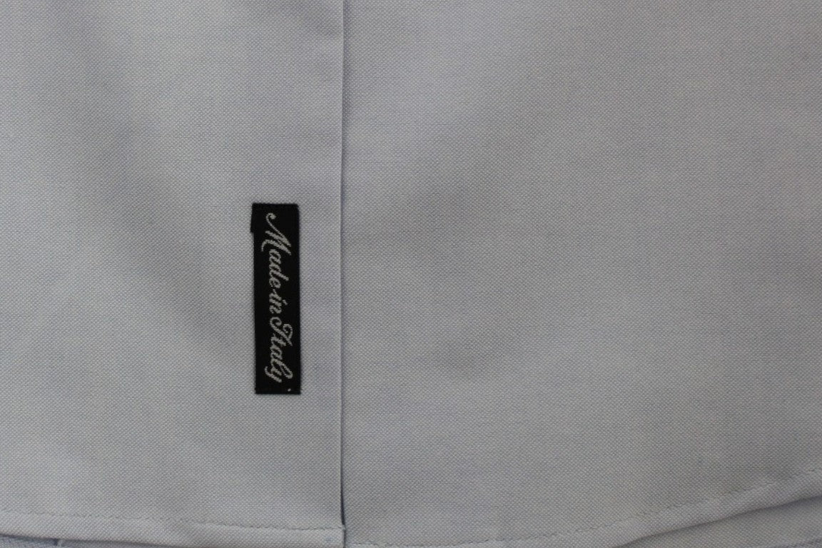 Chemise en coton bleu clair de Cavalli