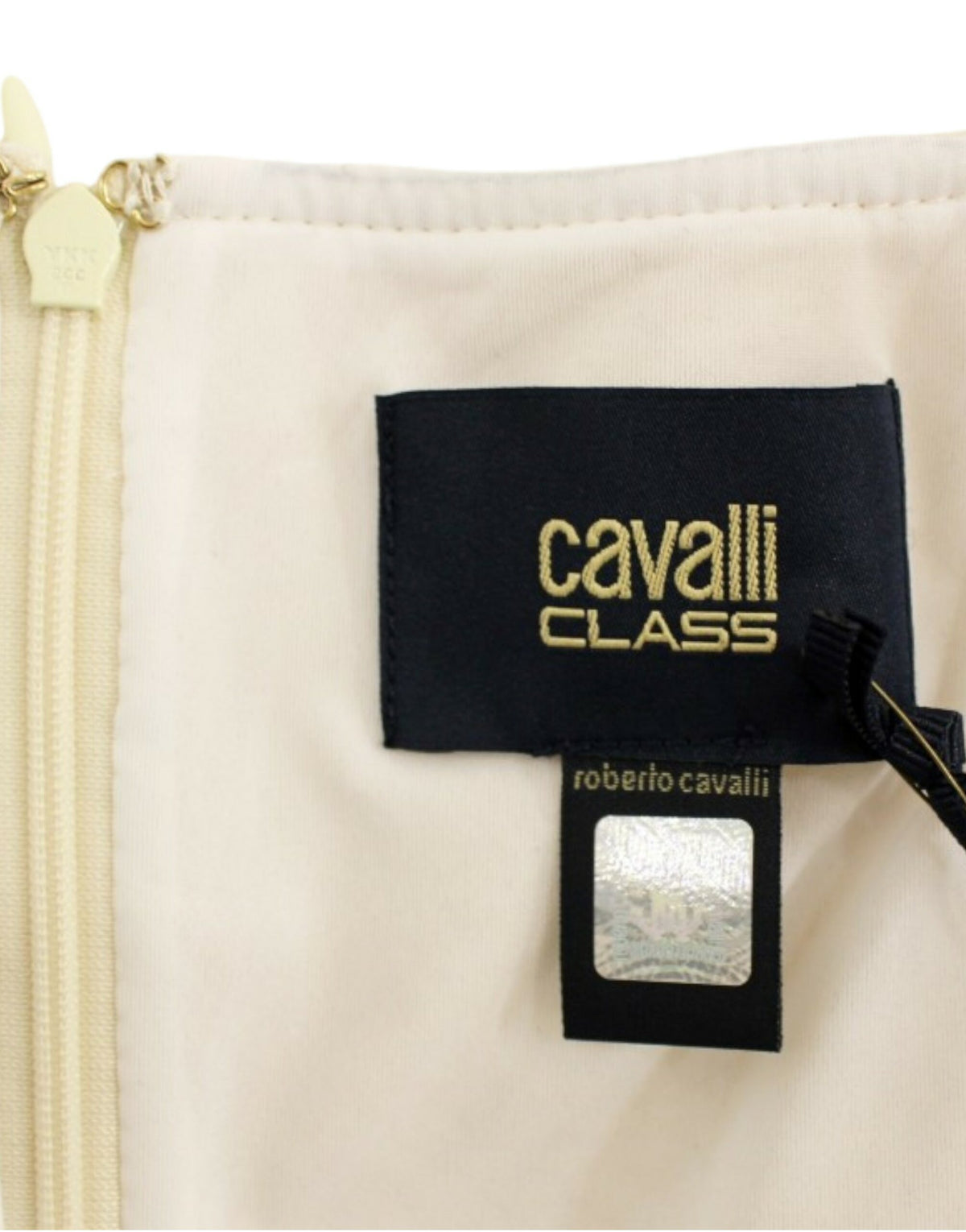 Robe fourreau en dentelle noire de Cavalli