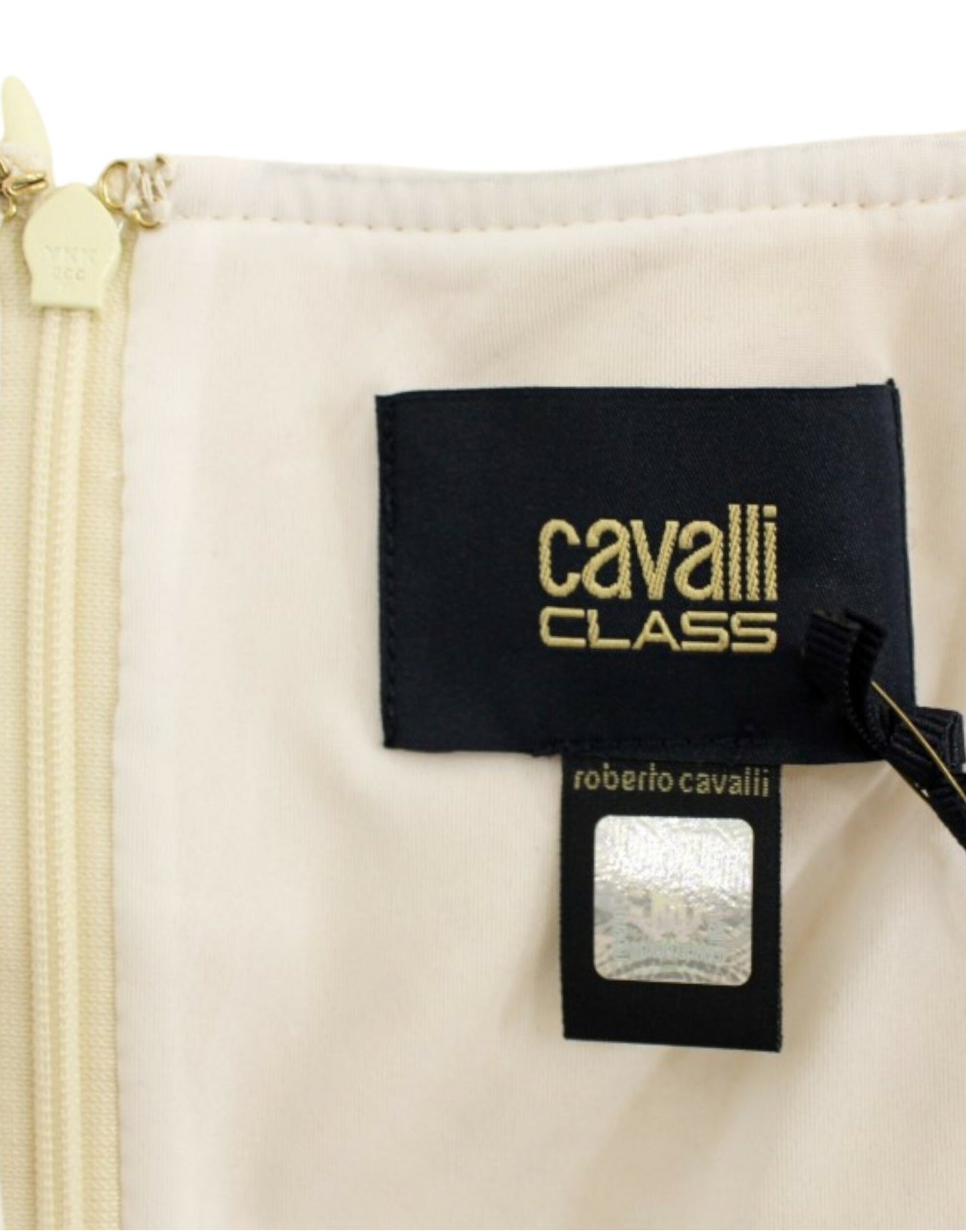 Robe fourreau en dentelle noire de Cavalli