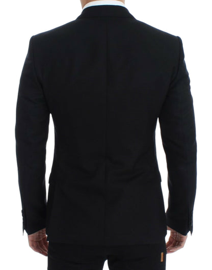 Dolce &amp; Gabbana Blazer SICILIA en laine et soie noire