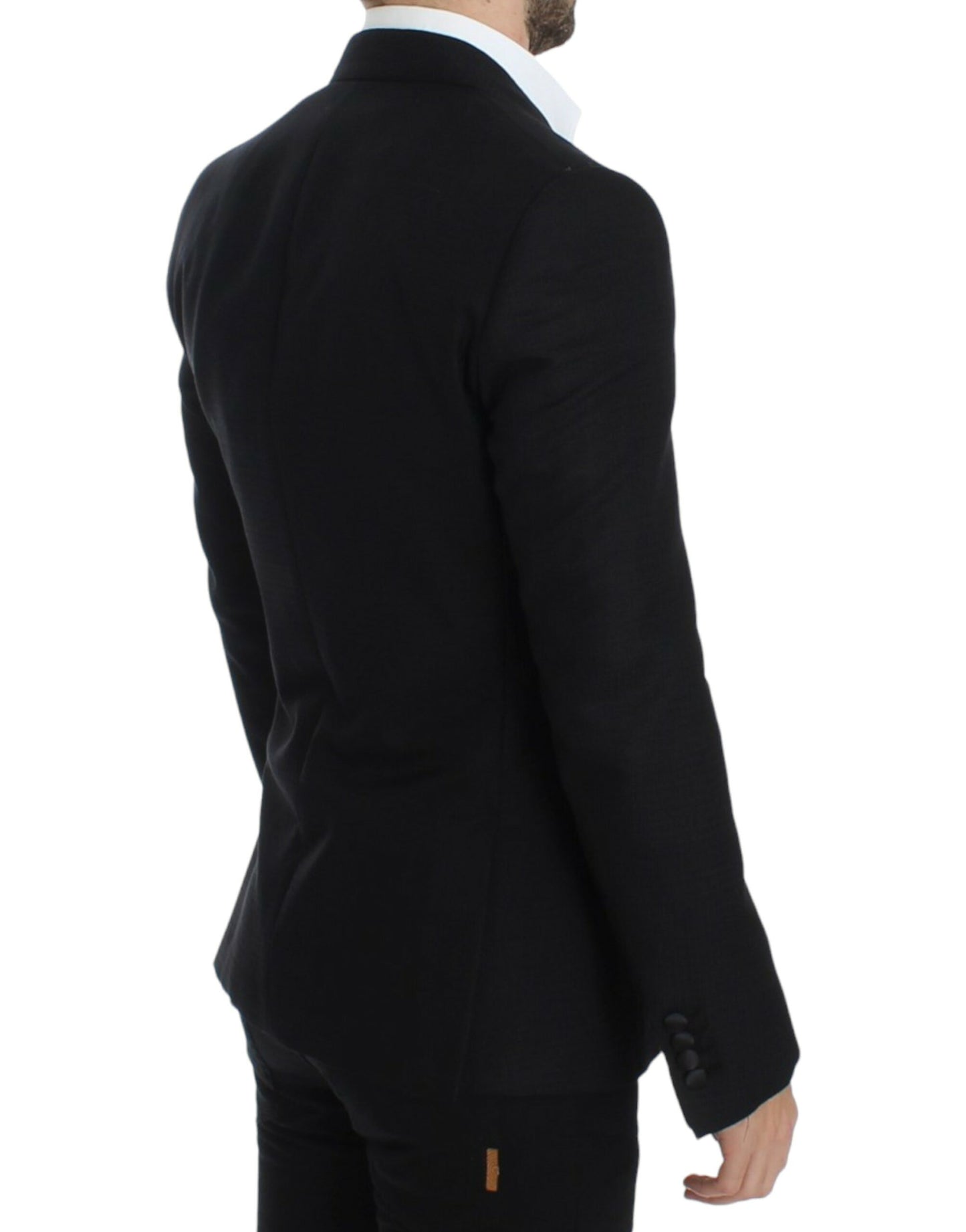 Dolce &amp; Gabbana Blazer SICILIA en laine et soie noire