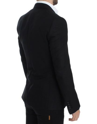 Dolce &amp; Gabbana Blazer SICILIA en laine et soie noire