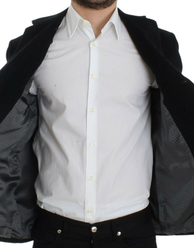 Dolce &amp; Gabbana Blazer MARTINI en jersey noir