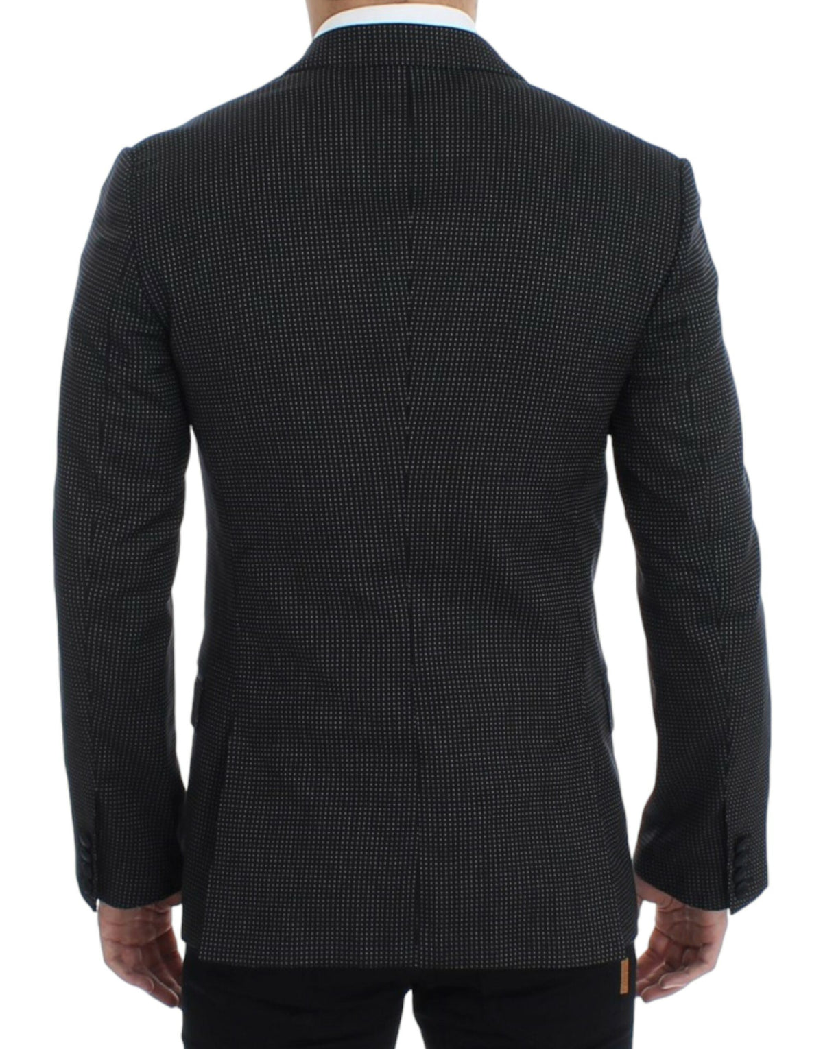 Dolce &amp; Gabbana Blazer MARTINI noir en laine, coupe ajustée