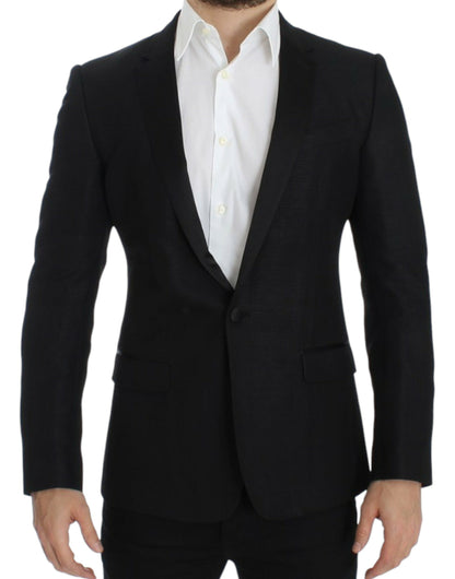 Dolce &amp; Gabbana Blazer MARTINI slim en laine noire