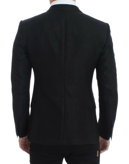 Dolce &amp; Gabbana Blazer MARTINI slim en laine noire