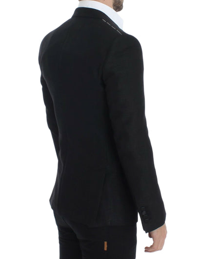 Dolce &amp; Gabbana Blazer MARTINI slim en laine noire