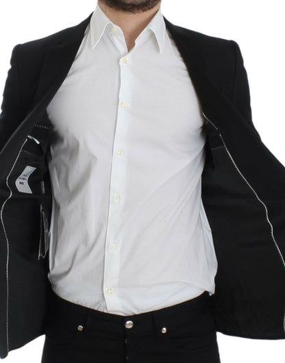 Dolce &amp; Gabbana Blazer MARTINI slim en laine noire