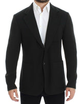Dolce &amp; Gabbana, blazer vert en cachemire à deux boutons