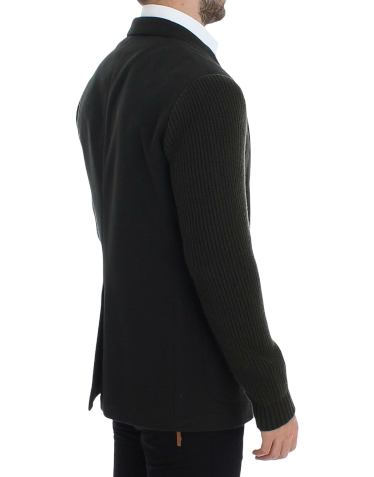 Dolce &amp; Gabbana, blazer vert en cachemire à deux boutons