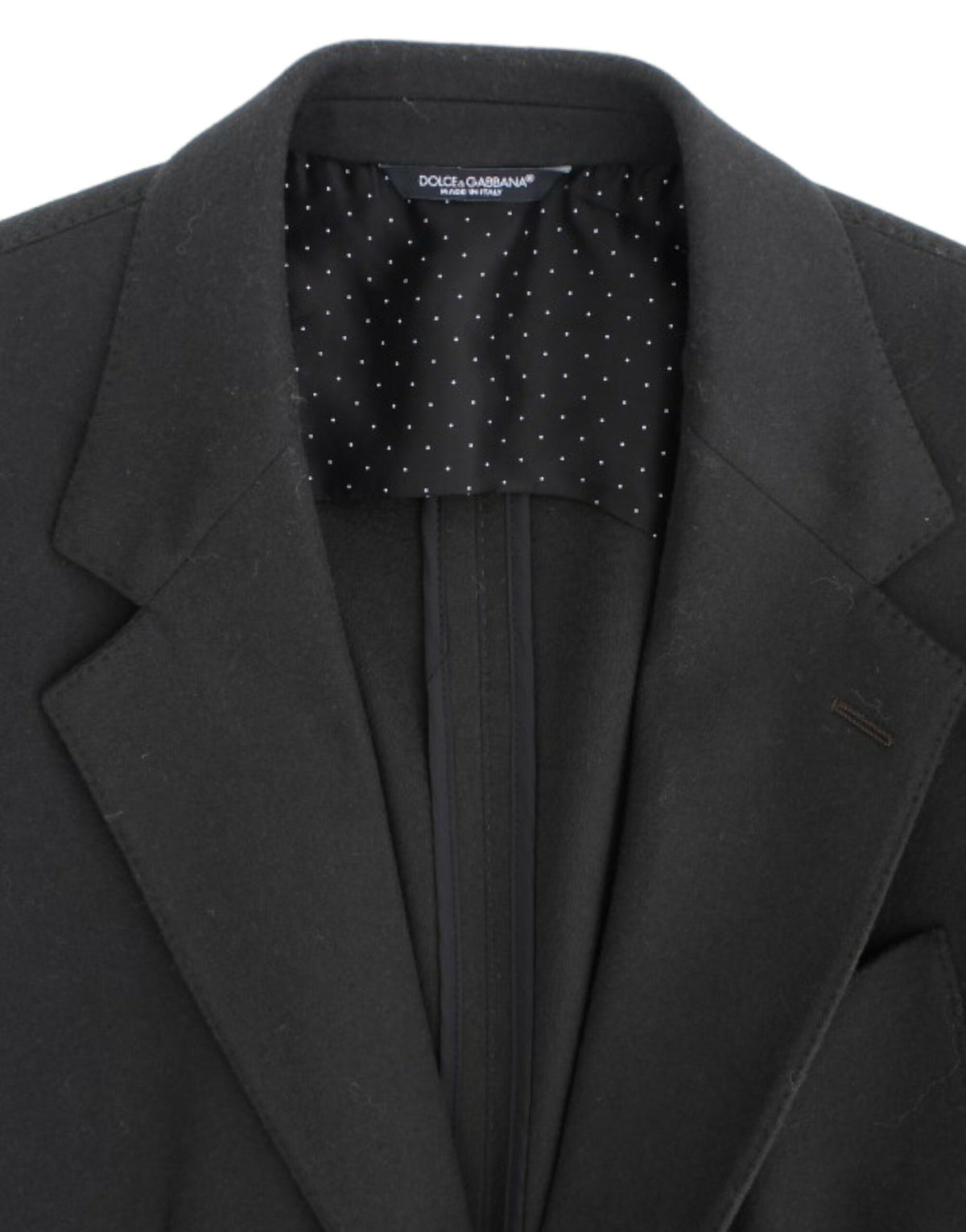 Dolce &amp; Gabbana, blazer vert en cachemire à deux boutons