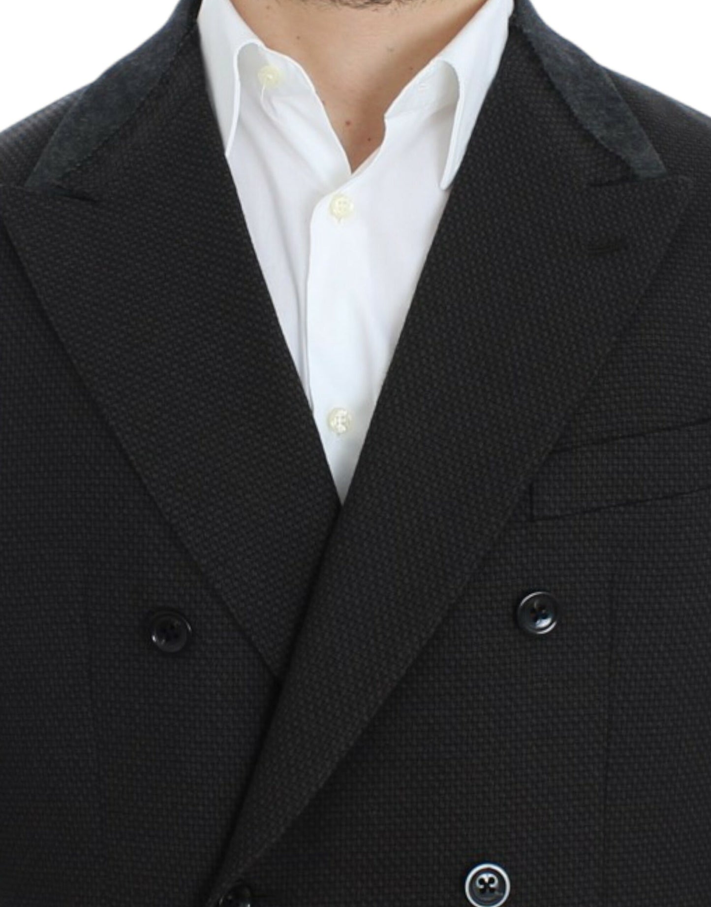 Dolce & Gabbana Blazer slim en laine marron