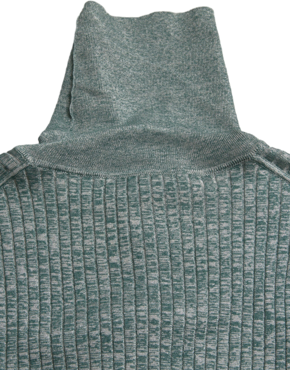 Pull col montant en polyester vert de Dolce &amp; Gabbana