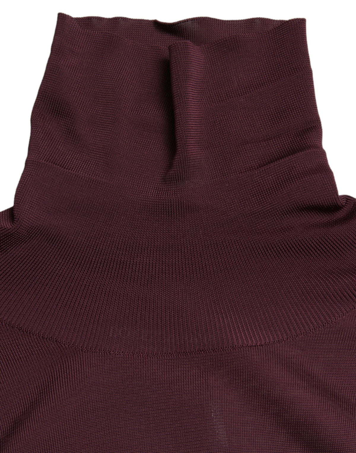 Pull col montant en viscose bordeaux de Dolce &amp; Gabbana