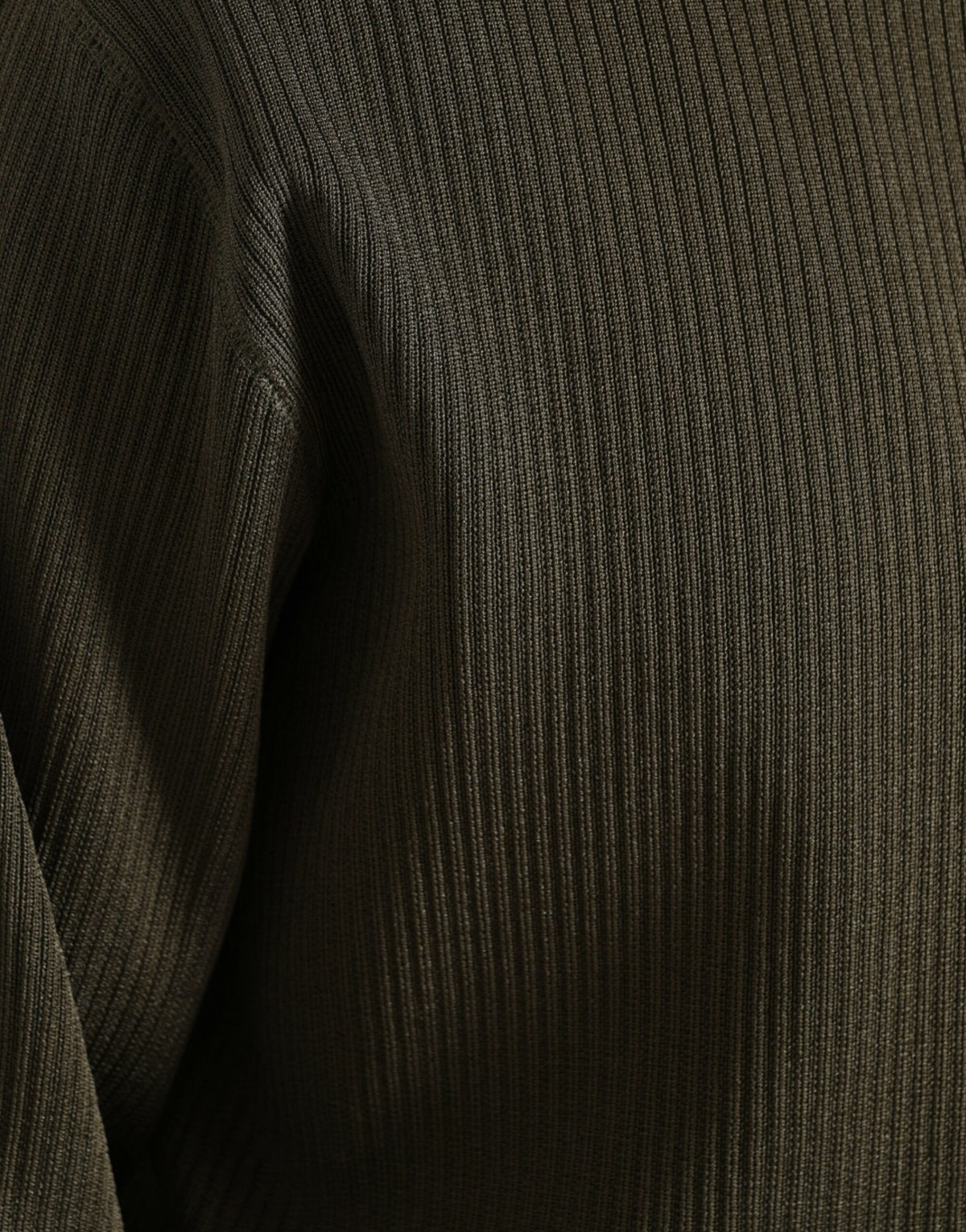 Pull en viscose vert à col rond pour homme de Dolce &amp; Gabbana