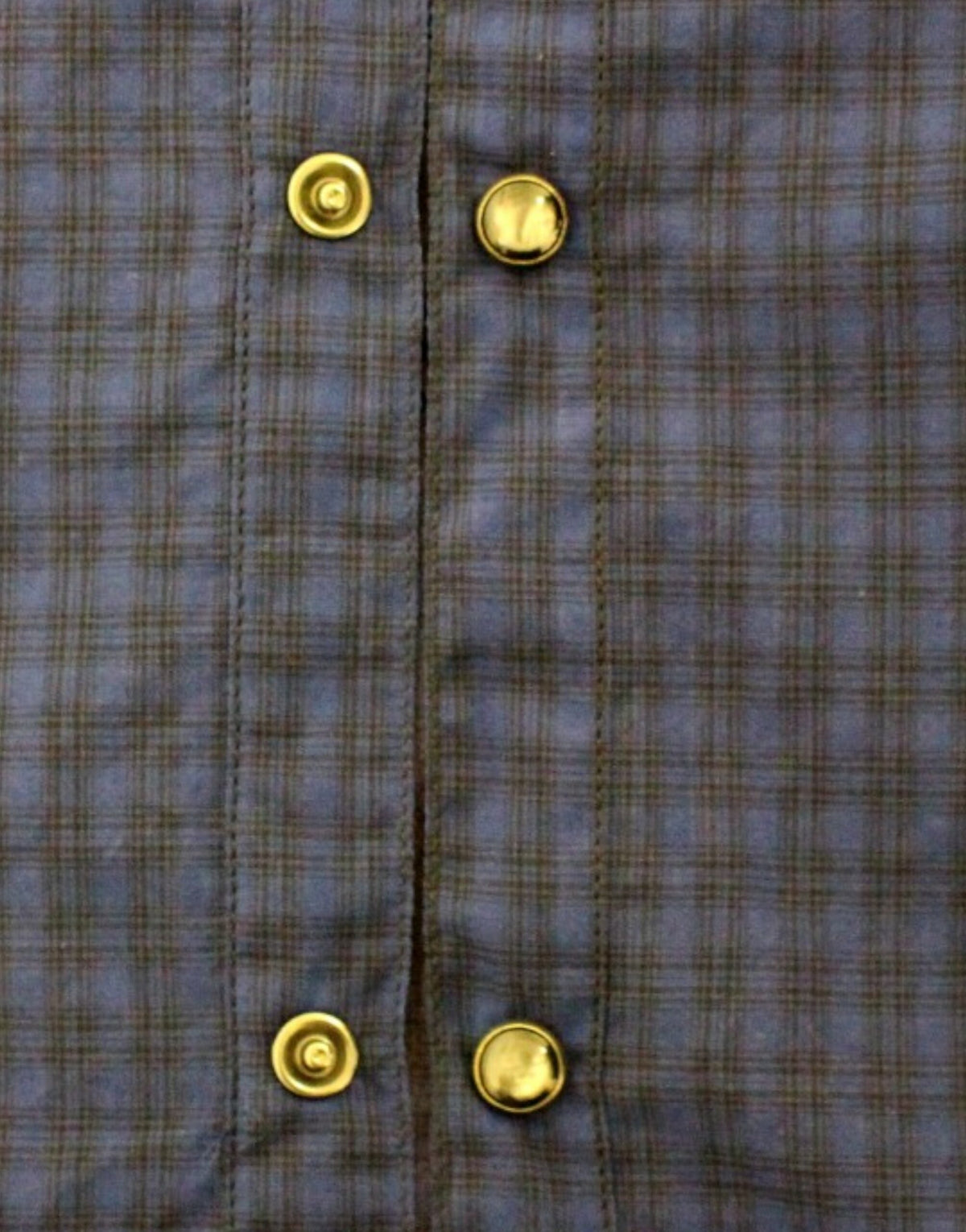 Chemise en coton à carreaux bleus de Costume National