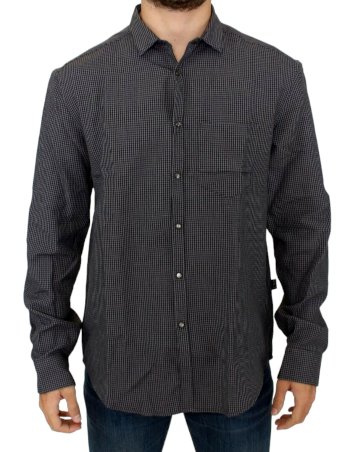 Chemise décontractée en lin gris de Costume National