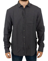 Chemise décontractée en lin gris de Costume National