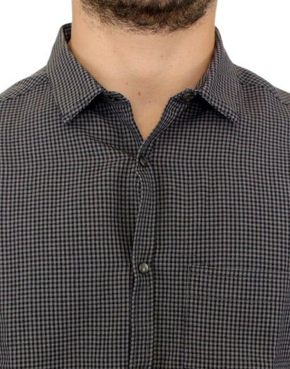 Chemise décontractée en lin gris de Costume National